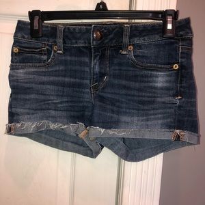 American Eagle Shortie Denim Shorts